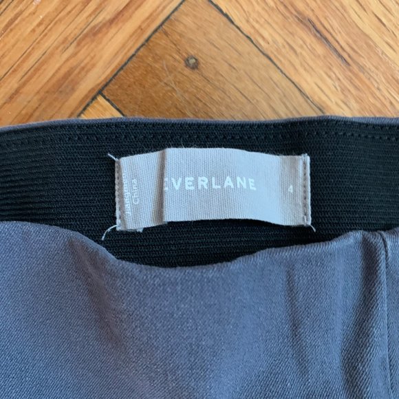 Everlane - The Side-Zip Stretch Cotton Pant Gray - Picture 9 of 9